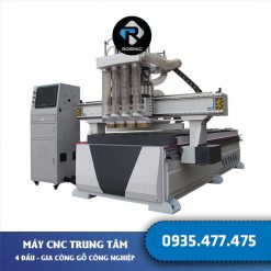 Máy CNC Trung Tâm - 4 Đầu - Gia công gỗ công nghiệp 11