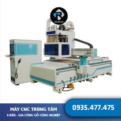 Máy CNC Trung Tâm - 4 Đầu - Gia công gỗ công nghiệp 8