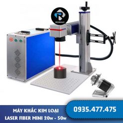 Máy Khắc Laser Fiber Mini - 10w - 50w - Khắc Kim Loại 12