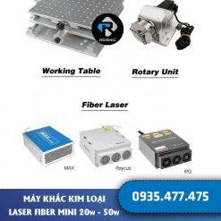 Máy Khắc Laser Fiber Mini - 10w - 50w - Khắc Kim Loại 19