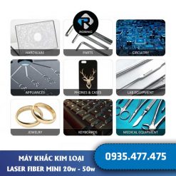 Máy Khắc Laser Fiber Mini - 10w - 50w - Khắc Kim Loại 21