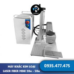 Máy Khắc Laser Fiber Mini - 10w - 50w - Khắc Kim Loại 4