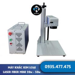 Máy Khắc Laser Fiber Mini - 10w - 50w - Khắc Kim Loại 7