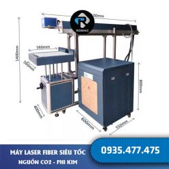 Máy Khắc Laser Fiber - Ống Phóng CO2 Siêu Tốc - Khắc Phi Kim 2