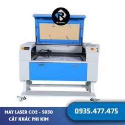 Máy Khắc Laser Mini 5030 - Bàn Nâng Hạ - Nguồn CO2 - 1