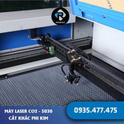Máy Khắc Laser Mini 5030 - Bàn Nâng Hạ - Nguồn CO2 - 3