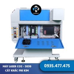 Máy Khắc Laser Mini 5030 - Bàn Nâng Hạ - Nguồn CO2 - 5