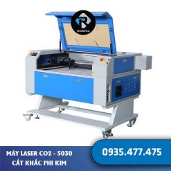 Máy Khắc Laser Mini 5030 - Bàn Nâng Hạ - Nguồn CO2 - 6