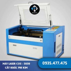 Máy Khắc Laser Mini CO2 - 5030 - Phi Kim - 1